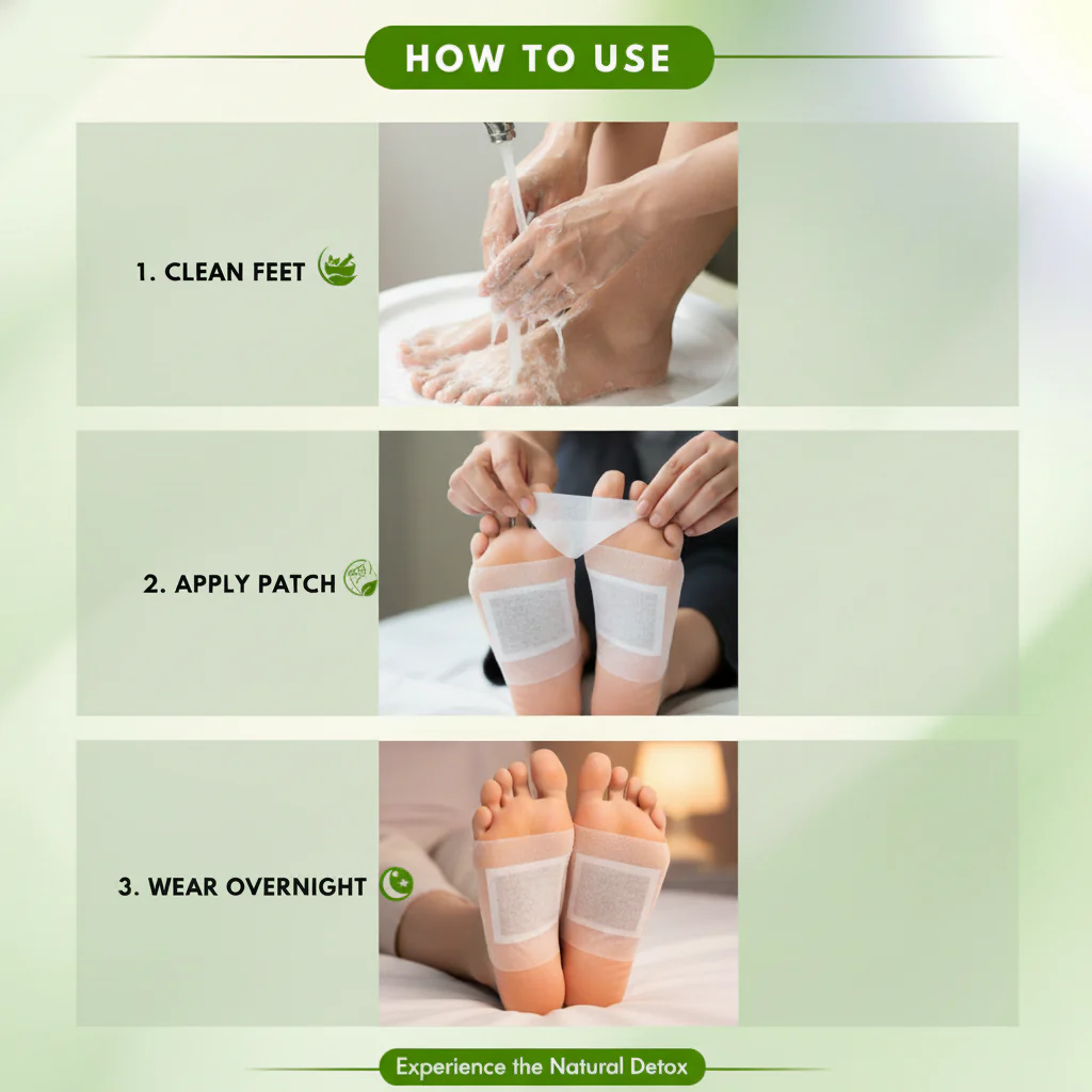 🌿 Ginger Herbal Foot Patch